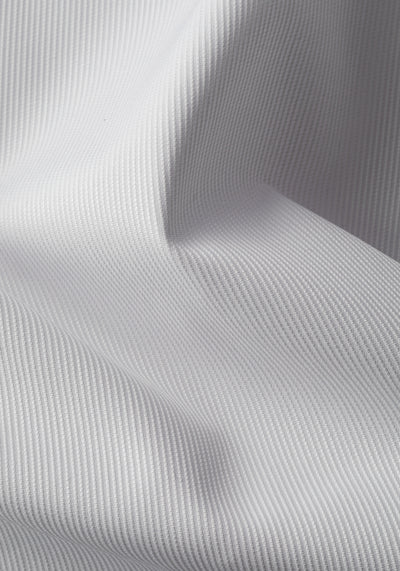 Chalk White Stripe Piqué Shirt - Short Sleeve