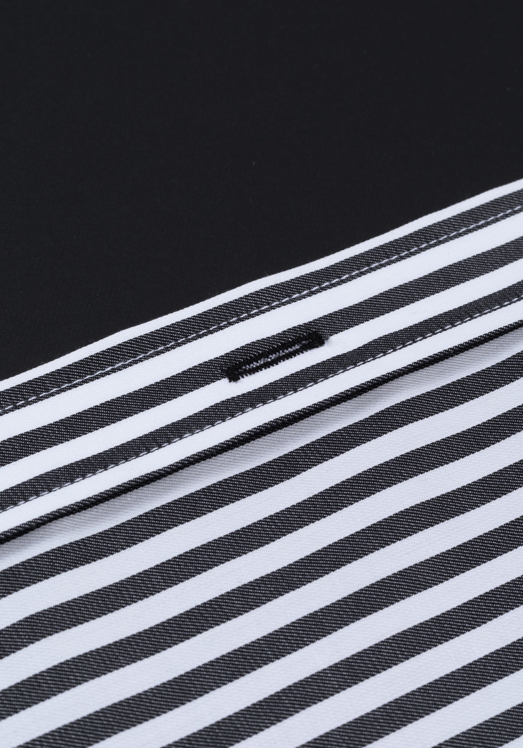 Giza 87 Cotton Astral Black Stripe Signature Twill Shirt