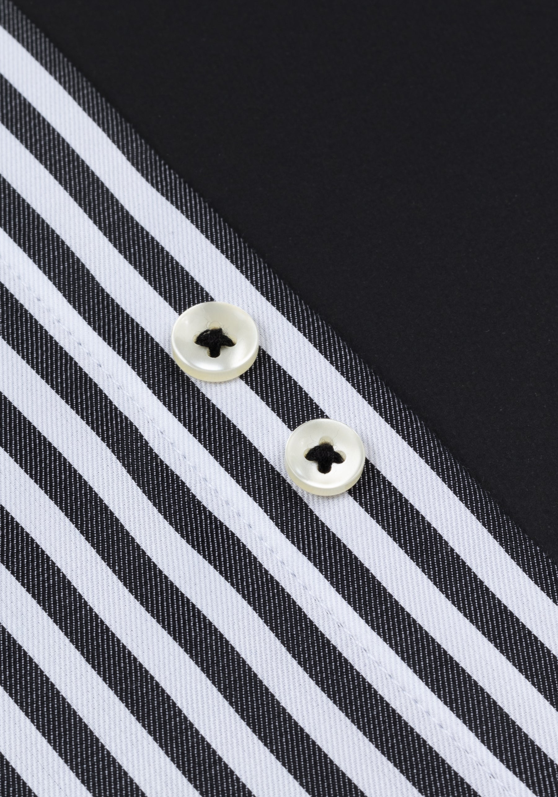 Giza 87 Cotton Astral Black Stripe Signature Twill Shirt