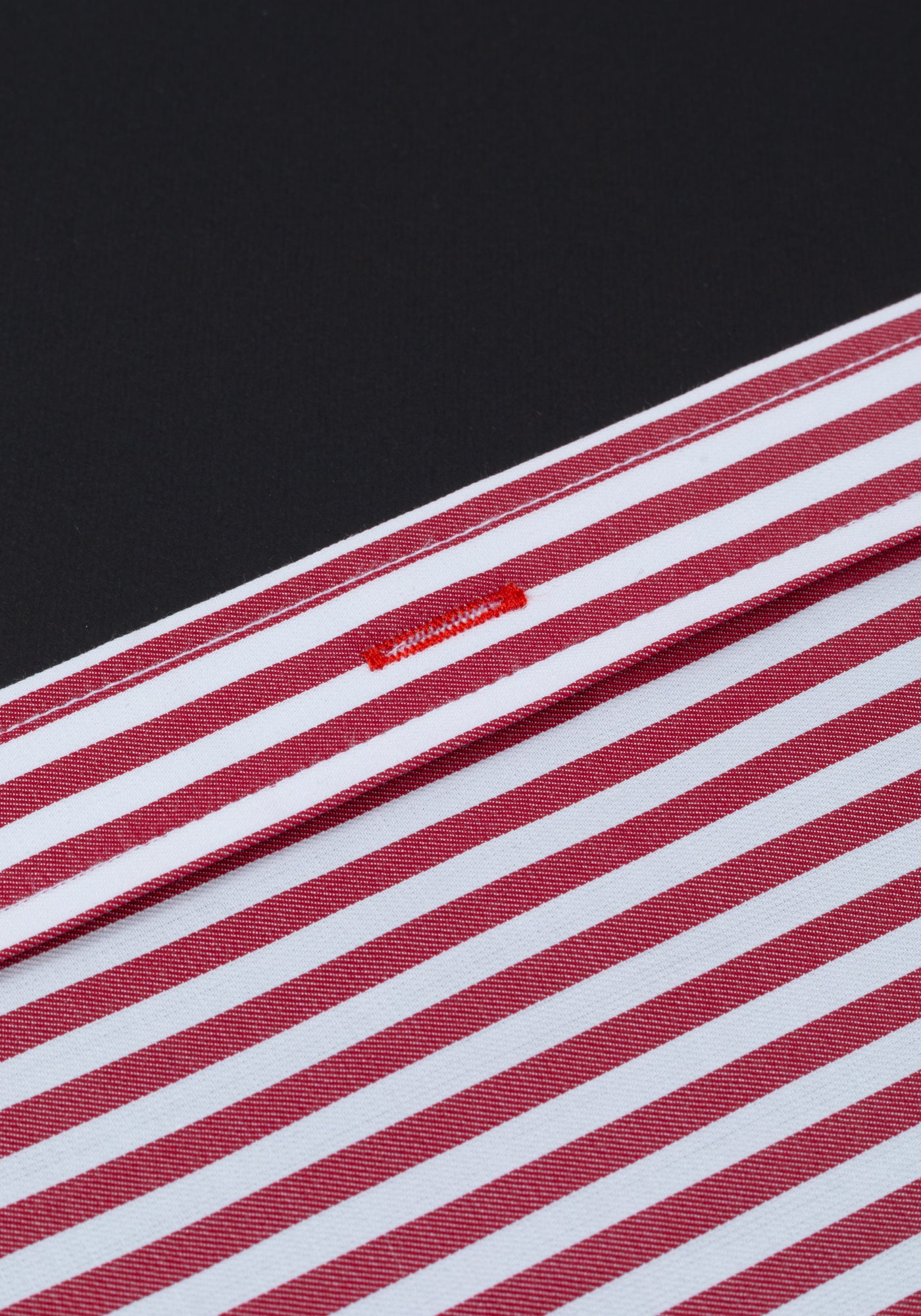 Giza 87 Cotton Bold Red Stripe Signature Twill Shirt