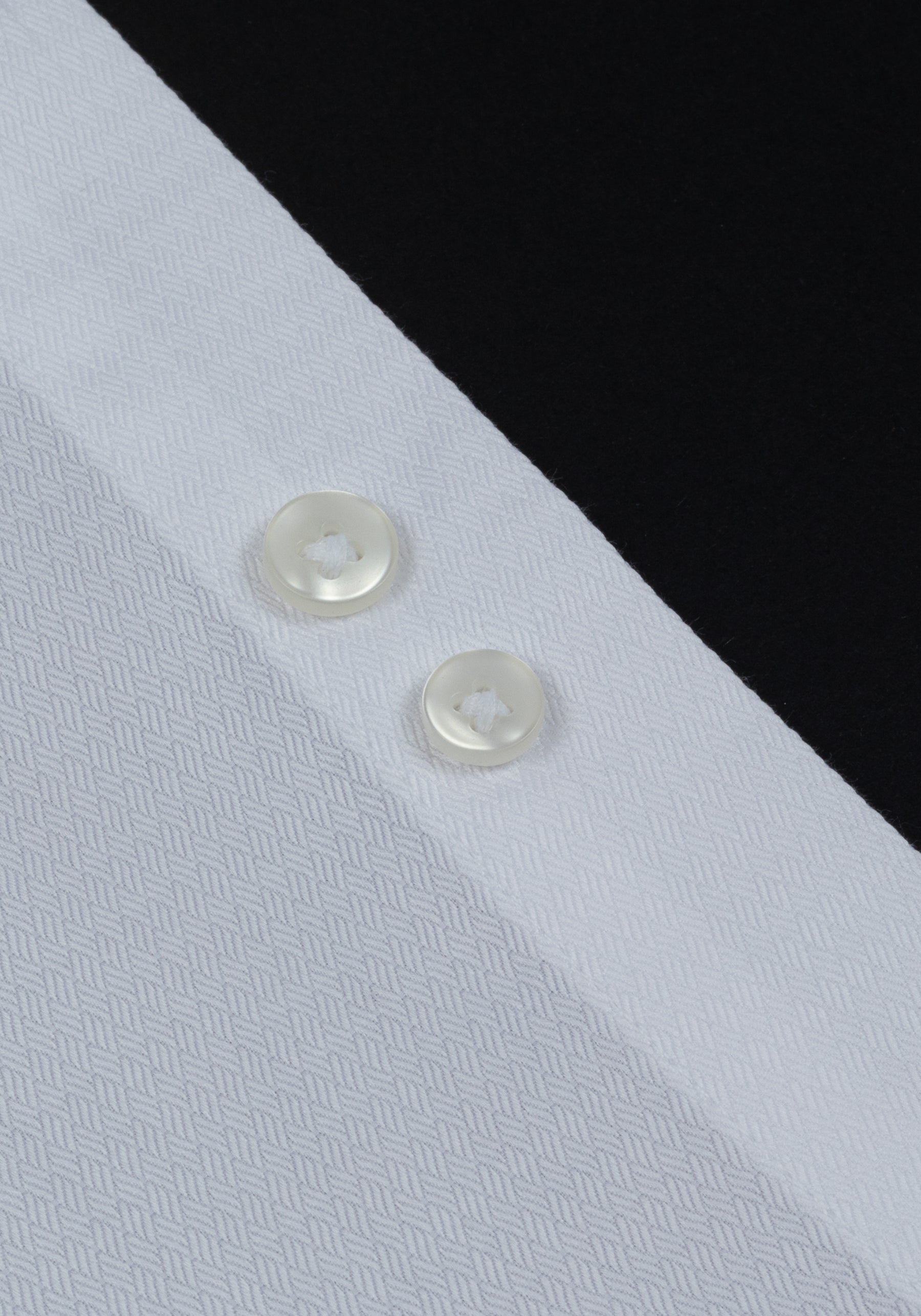 Giza 87 Cotton Lotus White Dobby Shirt