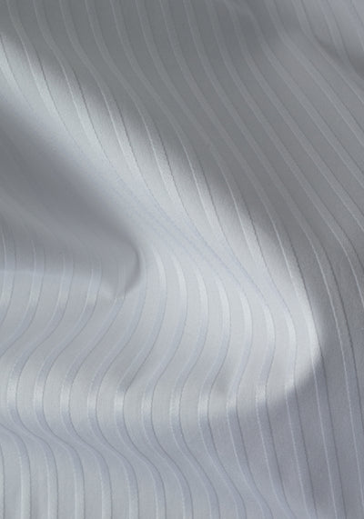 Giza 87 Cotton Halo White Stripe Signature Twill Shirt