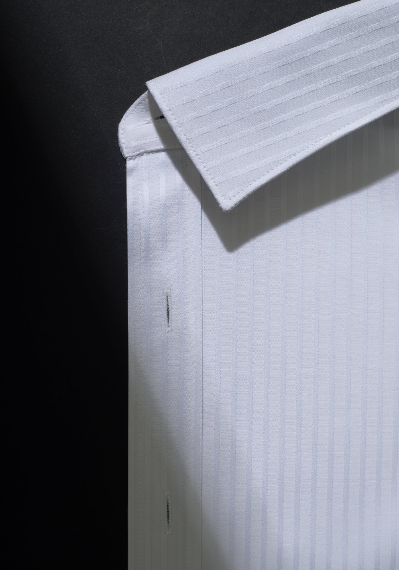 Giza 87 Cotton Halo White Stripe Signature Twill Shirt