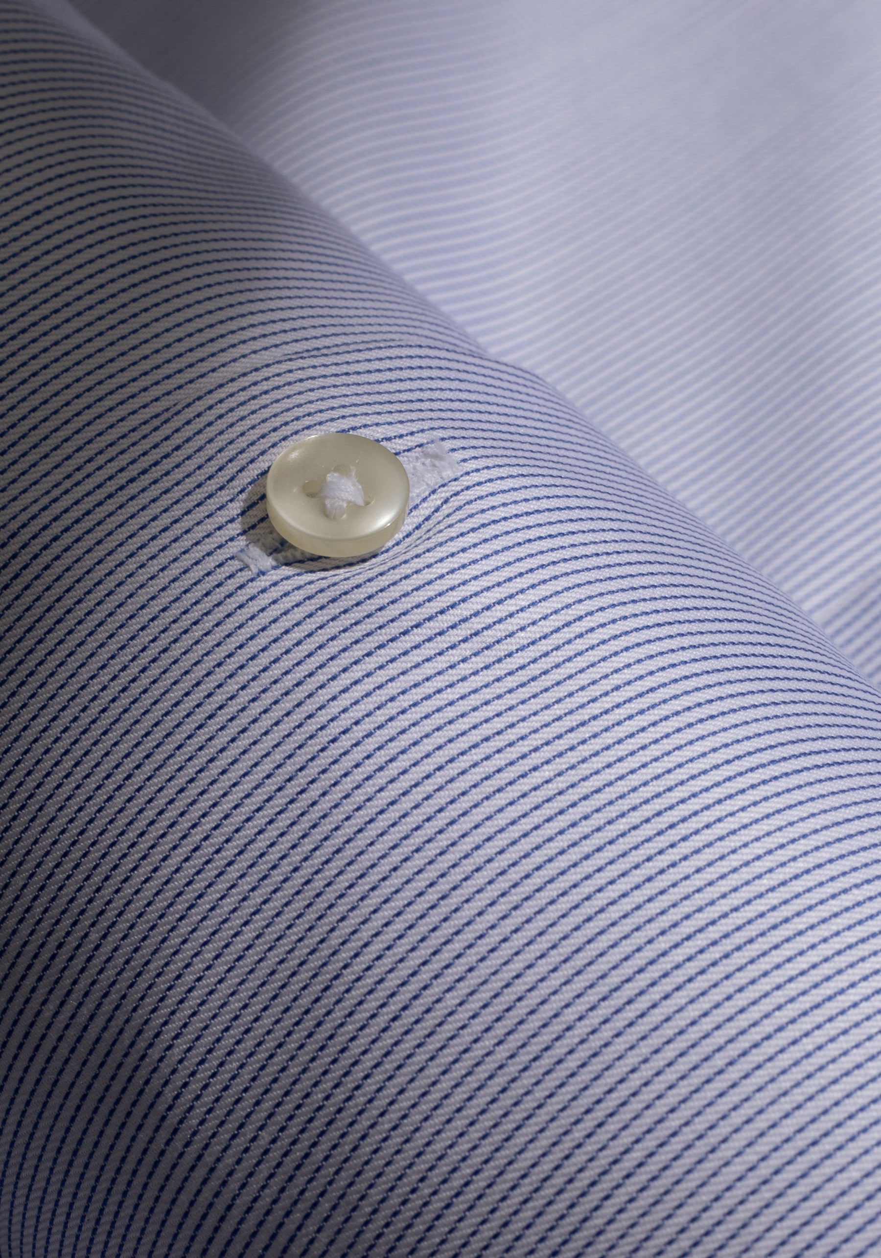 Haze Blue Stripe Fine Twill Shirt