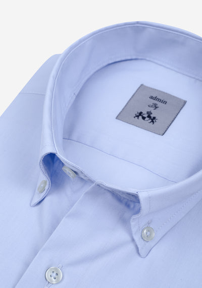 Glow Blue Chambray Shirt - Short Sleeve