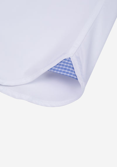 Frosted White Poplin Liquid Ammonia Shirt