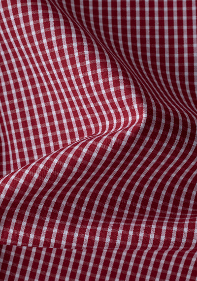 Blaze Red Checked Poplin Shirt