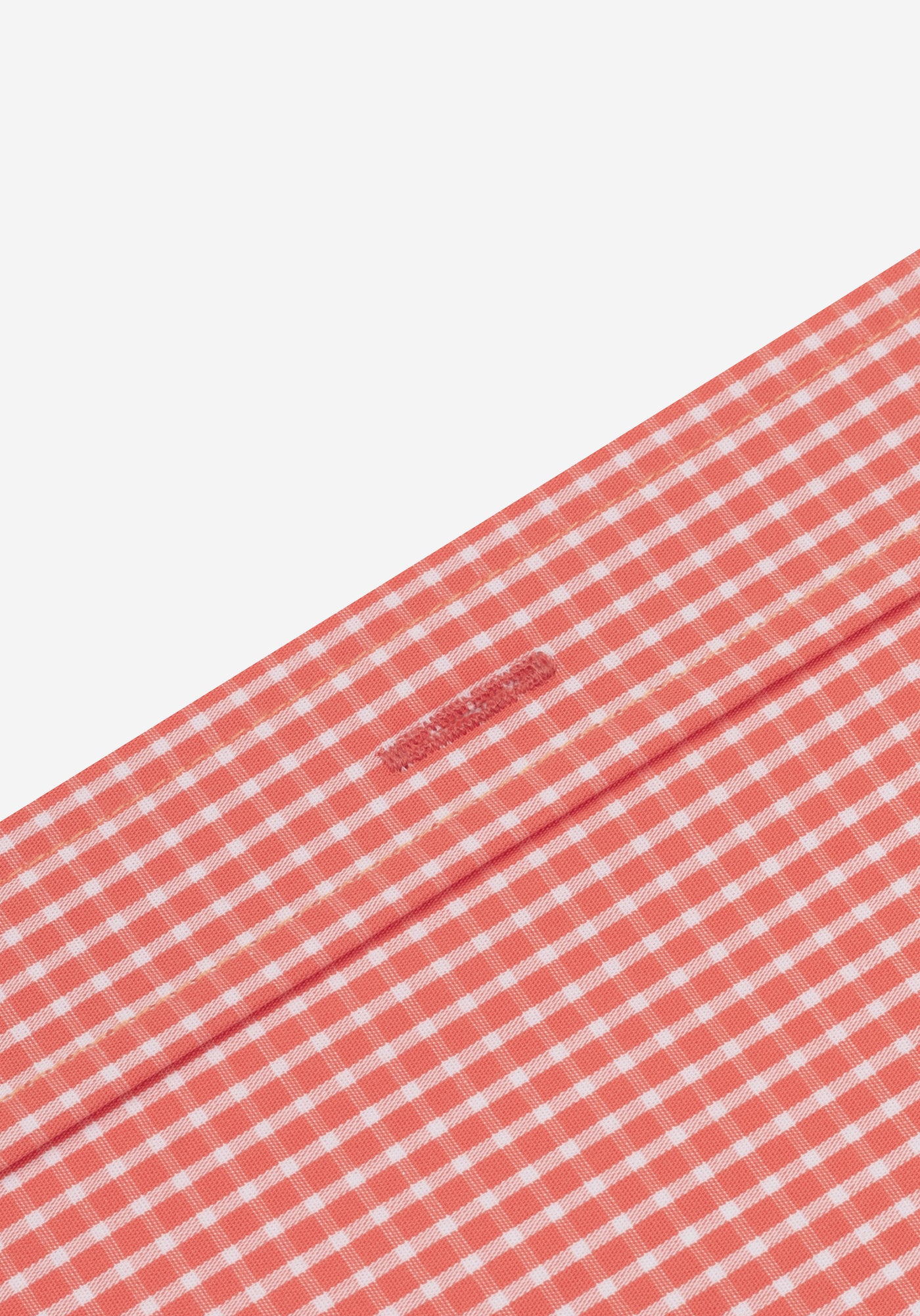 Blaze Orange Checked Poplin Shirt
