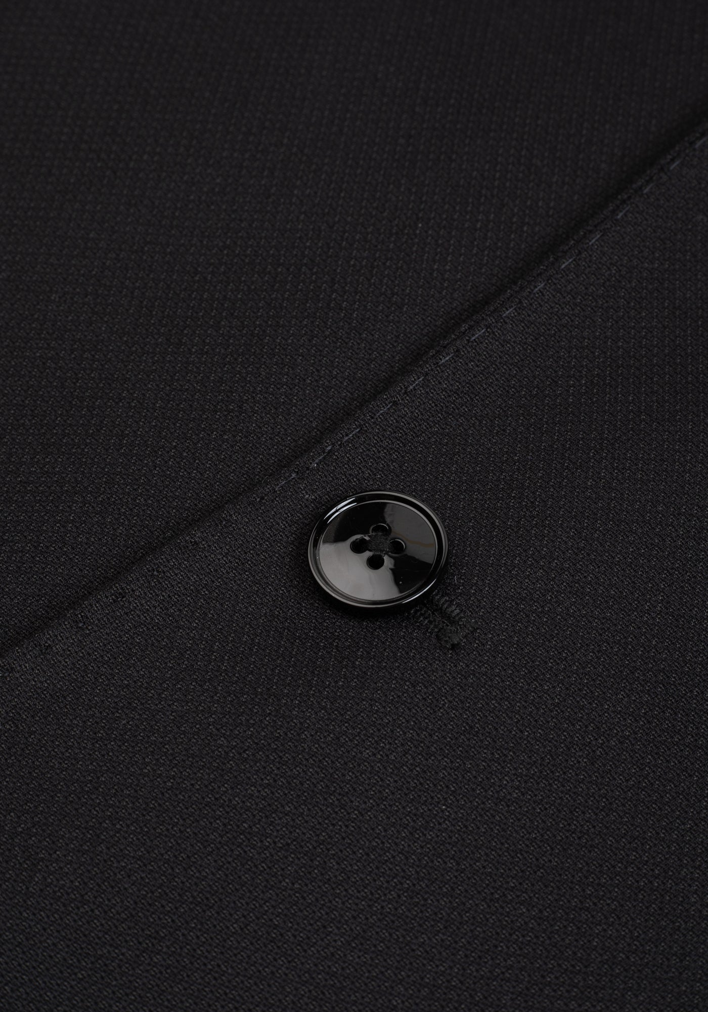 Contemporary Fit Metallic Black Wool Blend Blazer