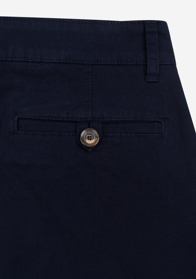 Contemporary Fit Majestic Navy Gabardine