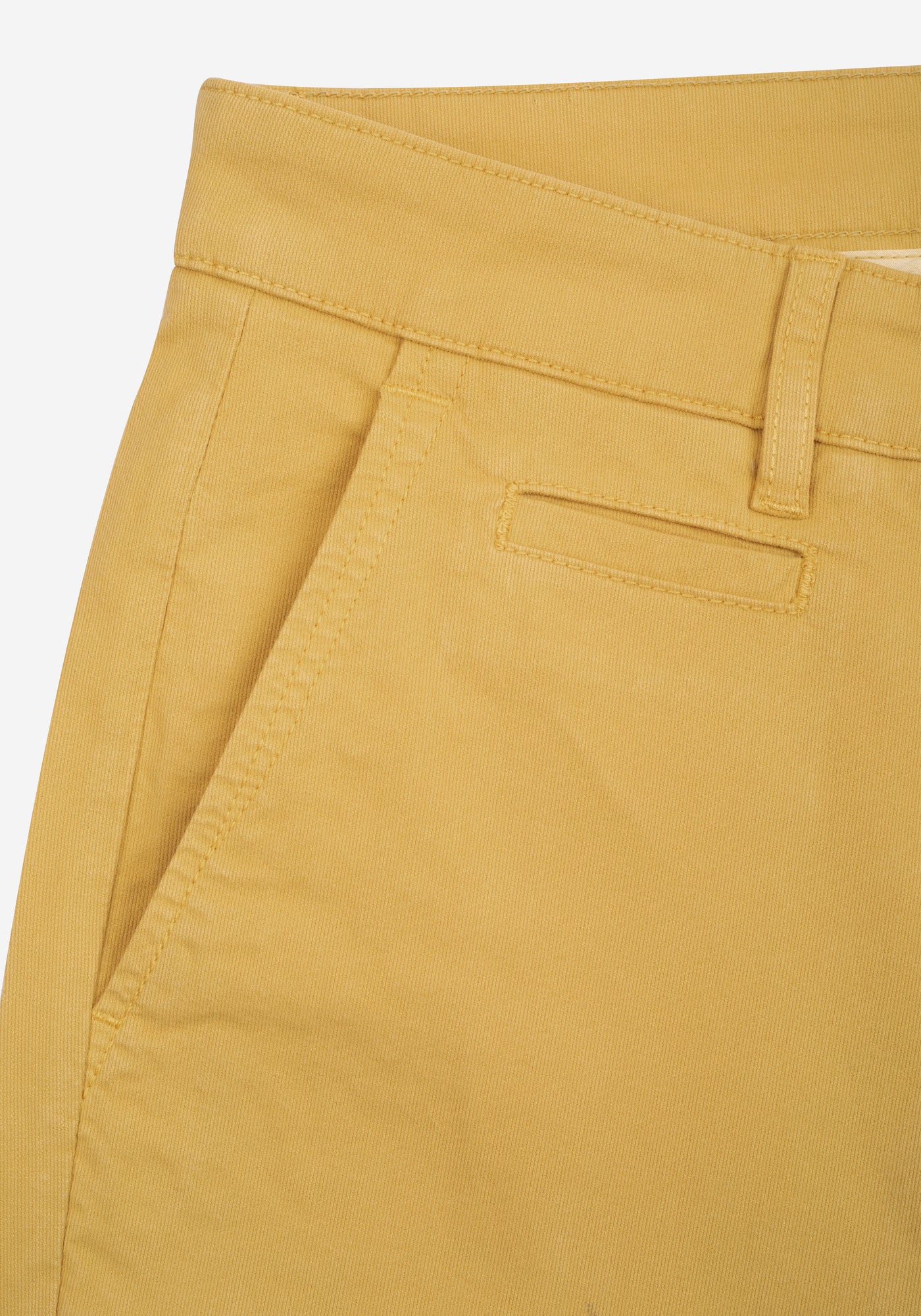 Contemporary Fit Mustard Gabardine