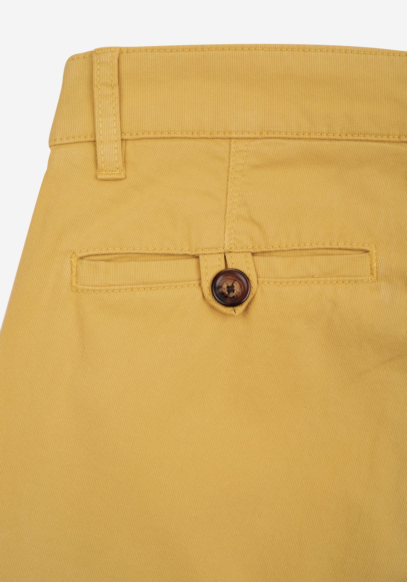Contemporary Fit Mustard Gabardine