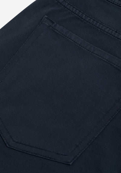 Contemporary Fit Oasis Navy Twill Gabardine