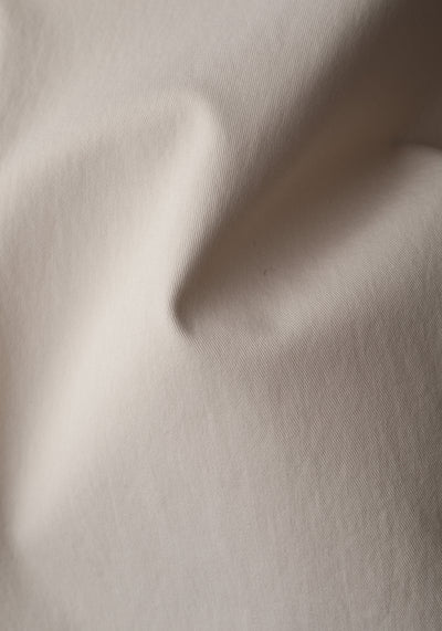 Latte Beige Twill Gabardine