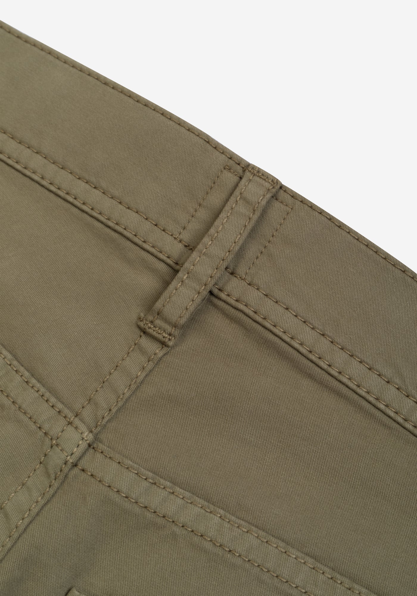 Contemporary Fit Haze Olive Twill Gabardine
