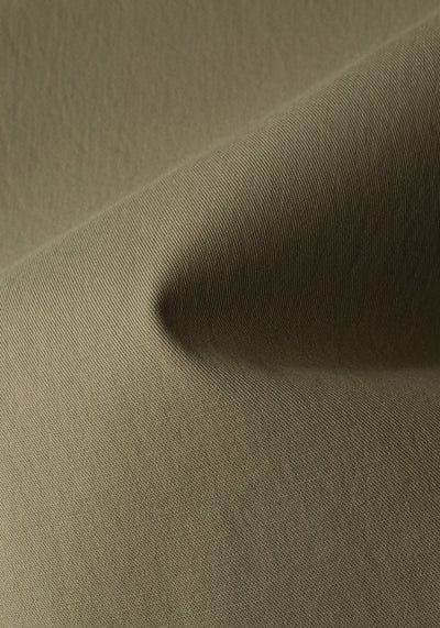 Contemporary Fit Haze Olive Twill Gabardine