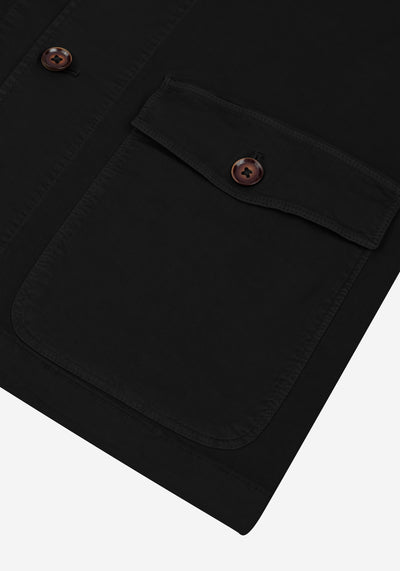 Onyx Black Safari Jacket