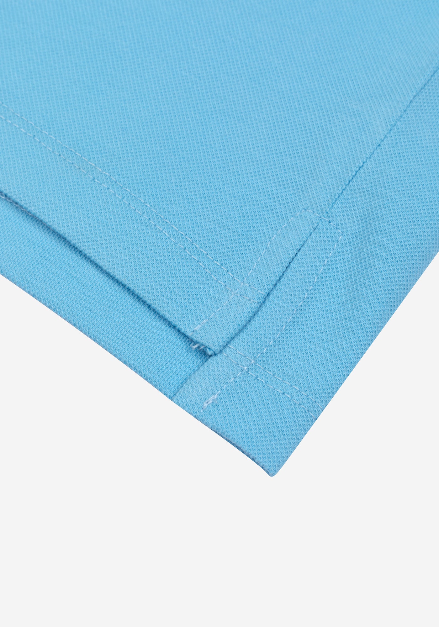Ocean Turquoise Cotton Polo Shirt