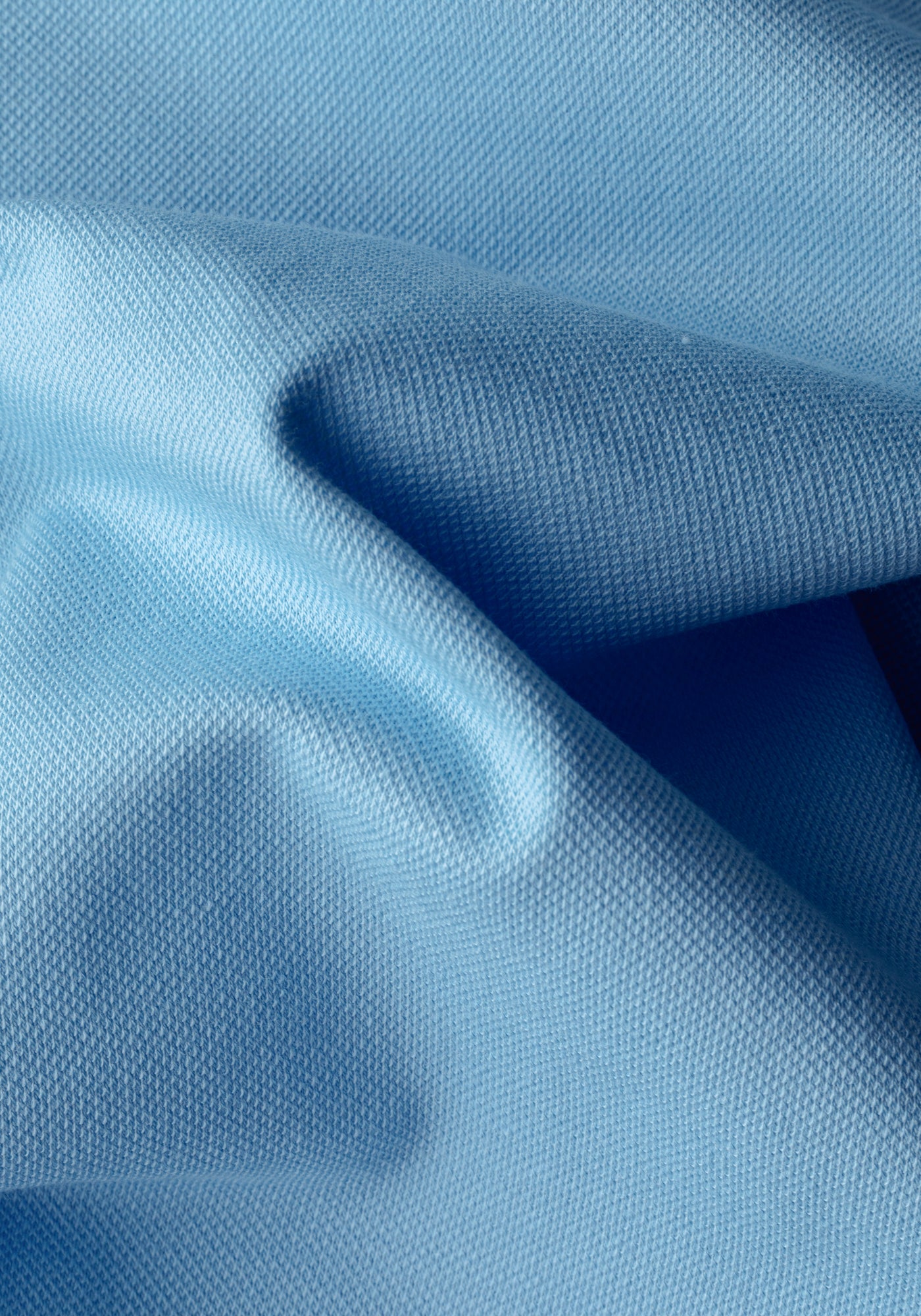 Ocean Turquoise Cotton Polo Shirt