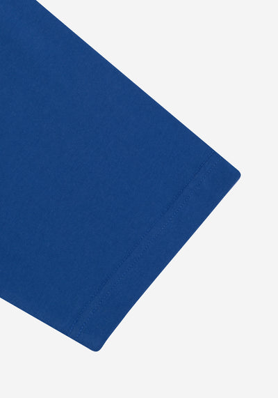 Daylight Blue Cotton Polo Shirt