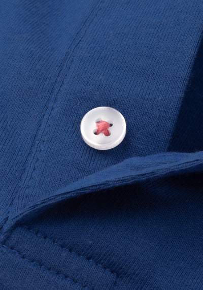 Daylight Blue Cotton Polo Shirt