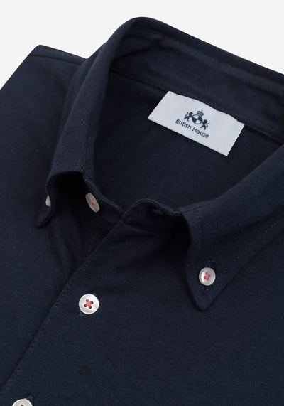 Nightfall Navy Cotton Polo Shirt