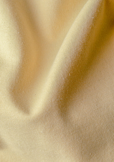 Lemon Yellow Cotton Polo Shirt