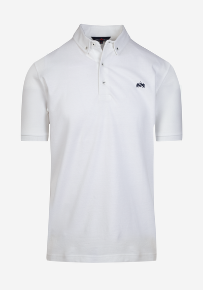 Coconut White Cotton Polo Shirt
