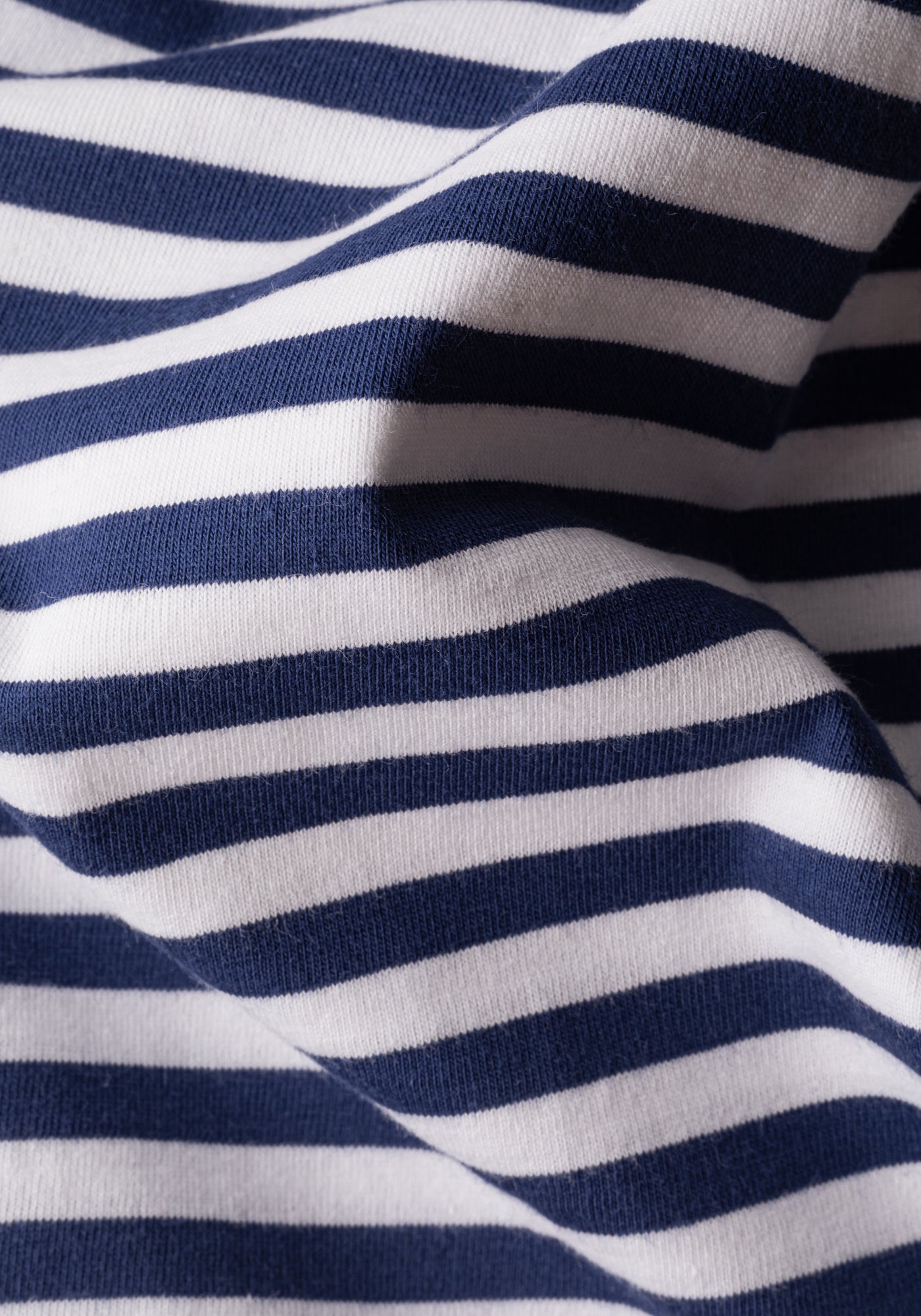 Ocean Navy Stripe Cotton T-Shirt