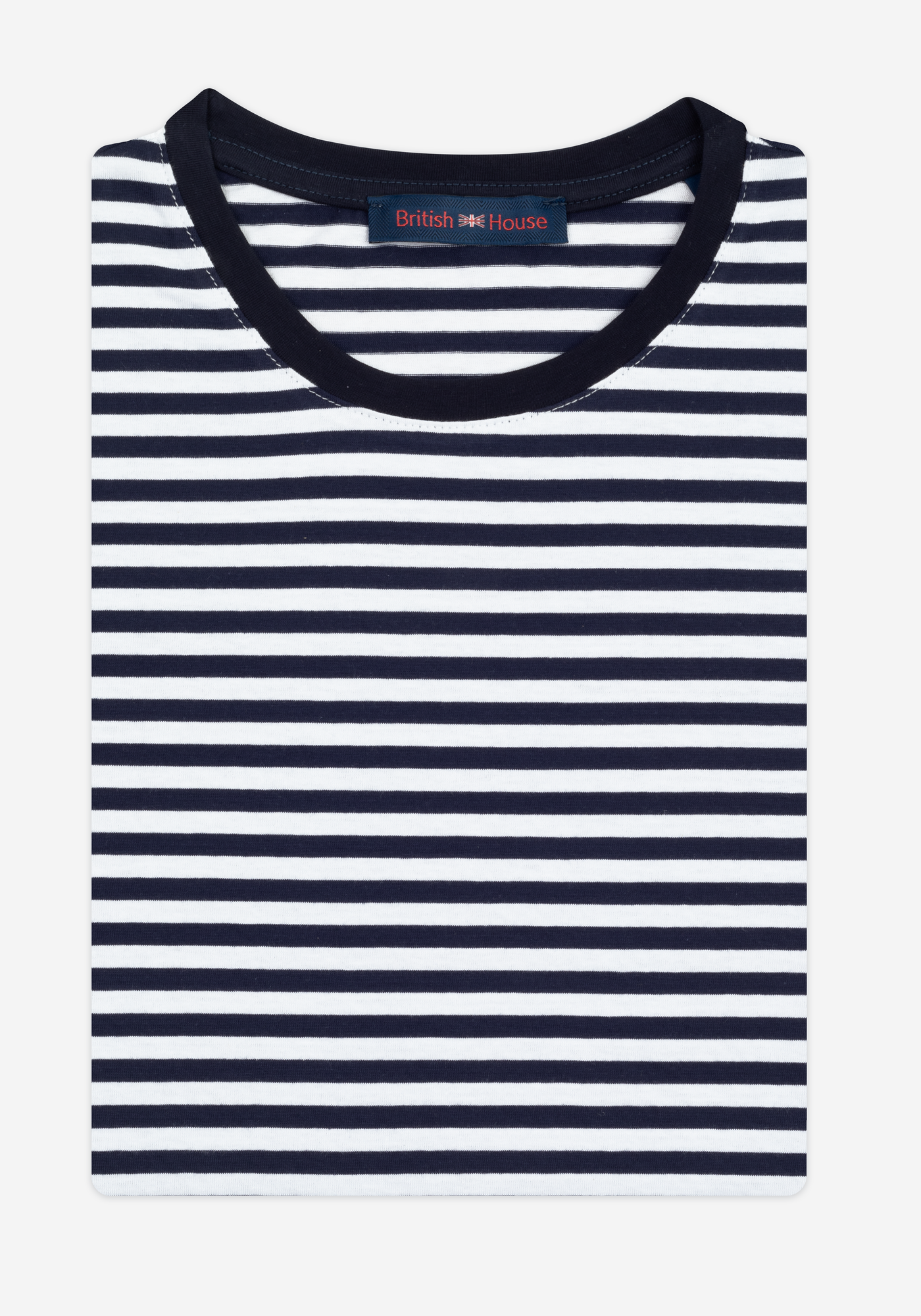 Lunar Navy Stripe Cotton T-Shirt