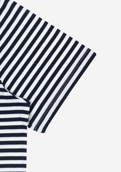 Lunar Navy Stripe Cotton T-Shirt