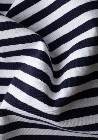 Lunar Navy Stripe Cotton T-Shirt