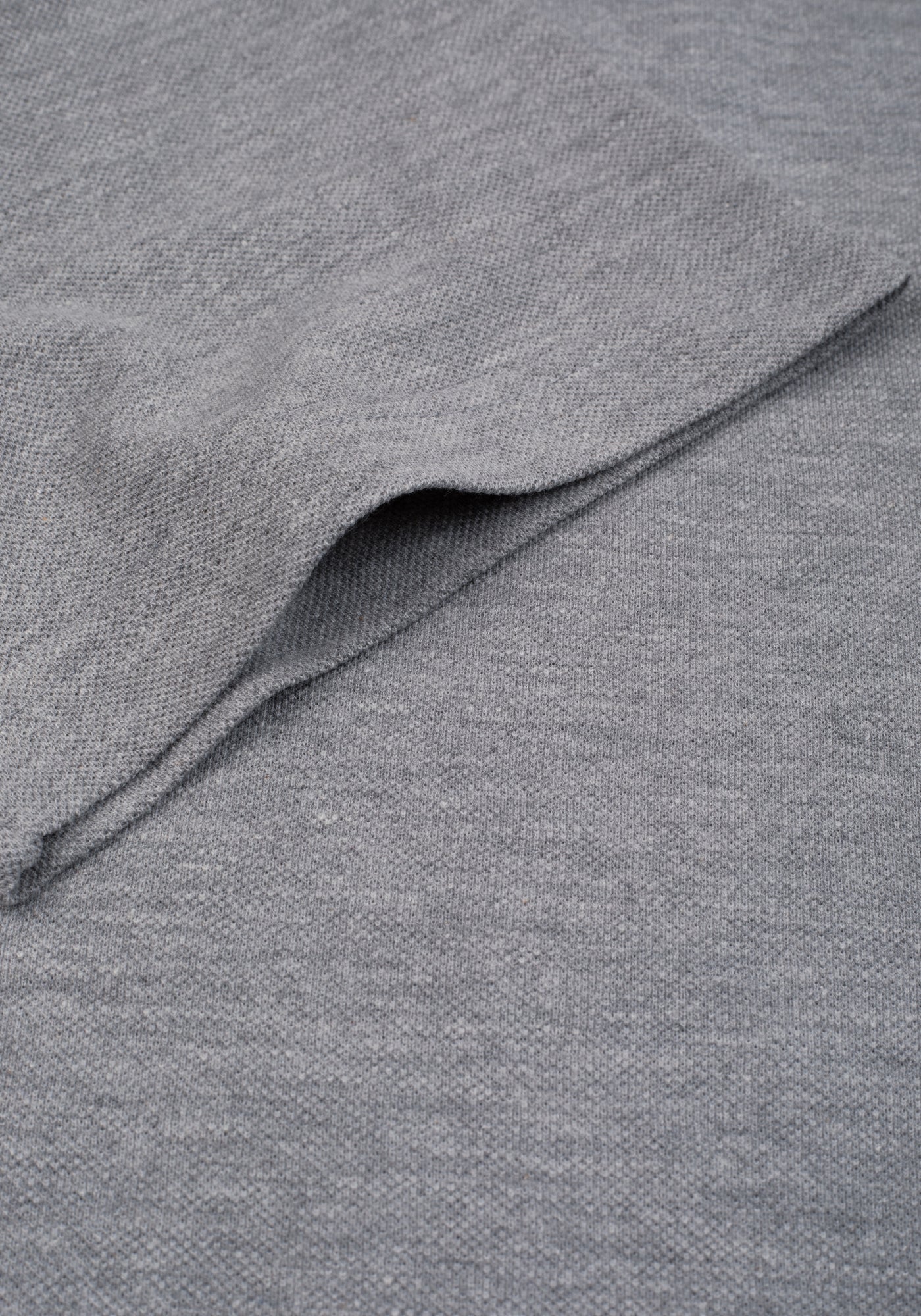 Stone Grey Cotton Polo Shirt