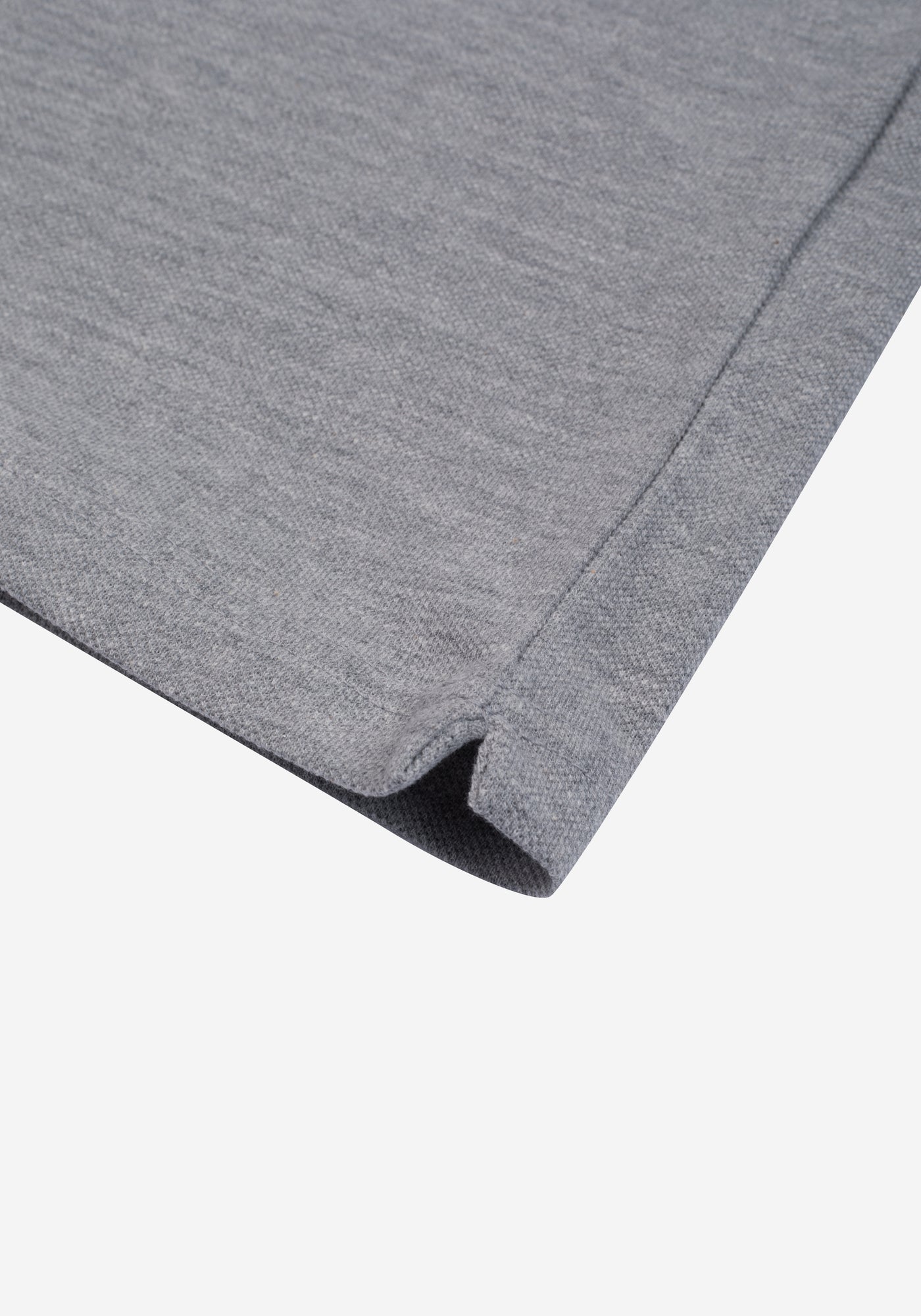 Stone Grey Cotton Polo Shirt