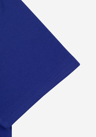 True Blue Cotton Polo Shirt