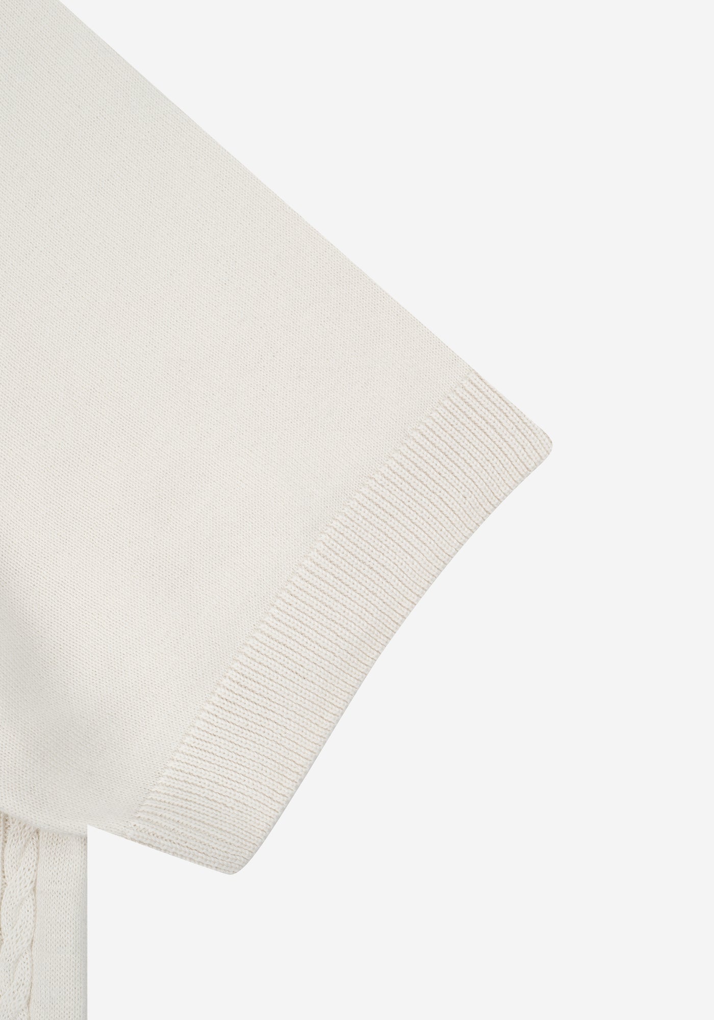 Off-White Braided Knitted Polo Shirt