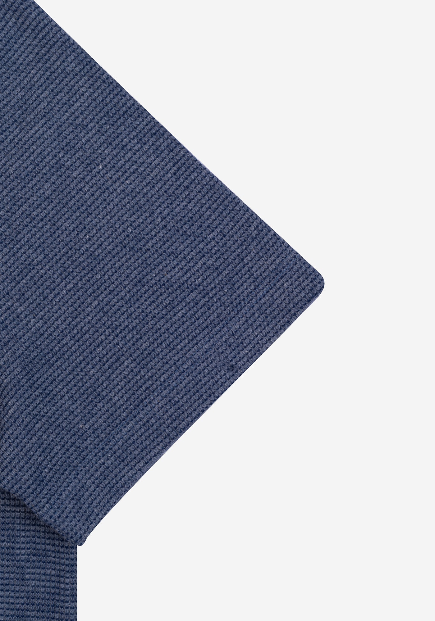 Twilight Blue Waffle Polo Shirt