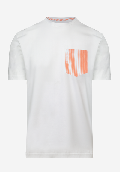 White Coral Orange T-Shirt