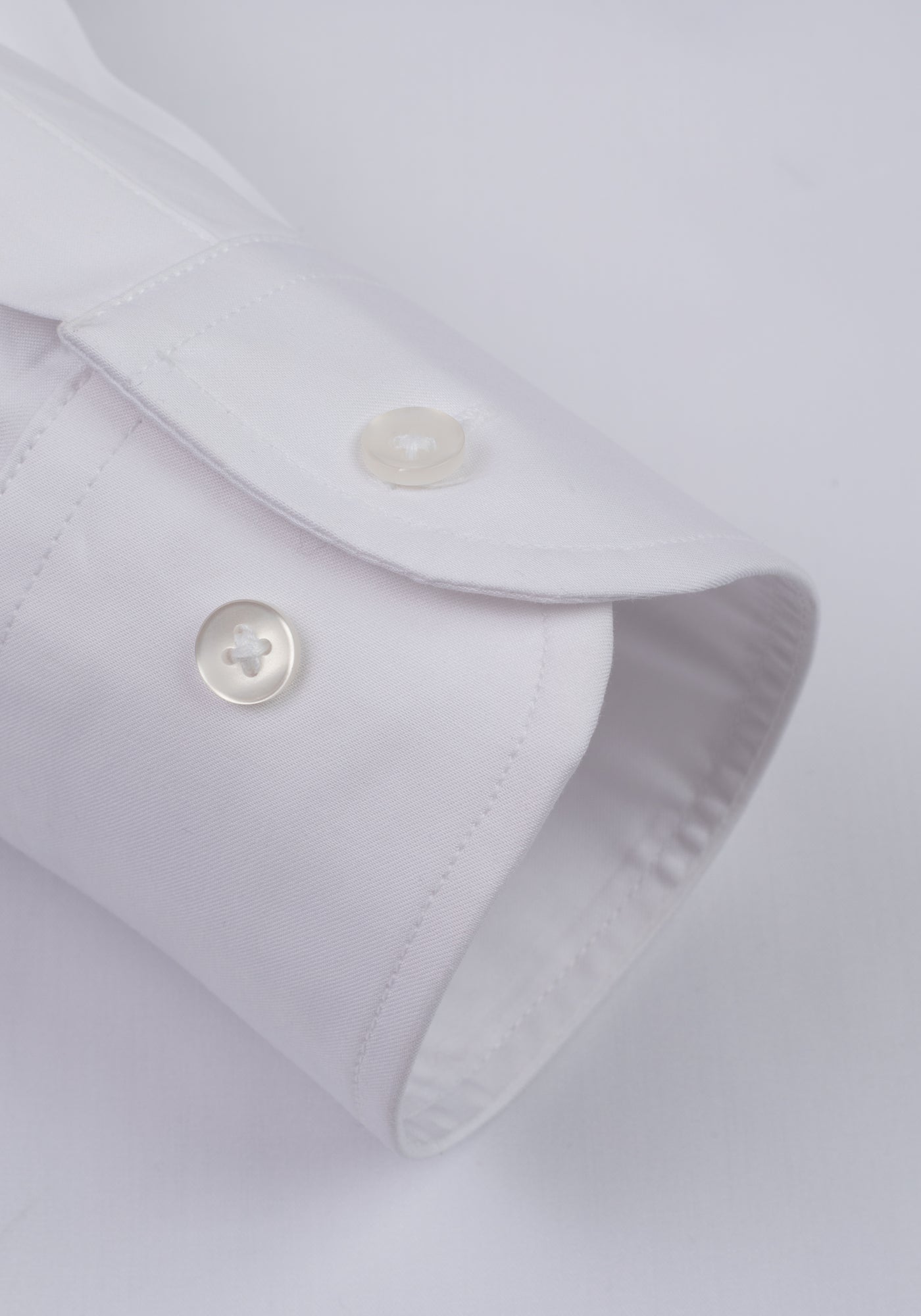 Pure White Fine Twill Shirt