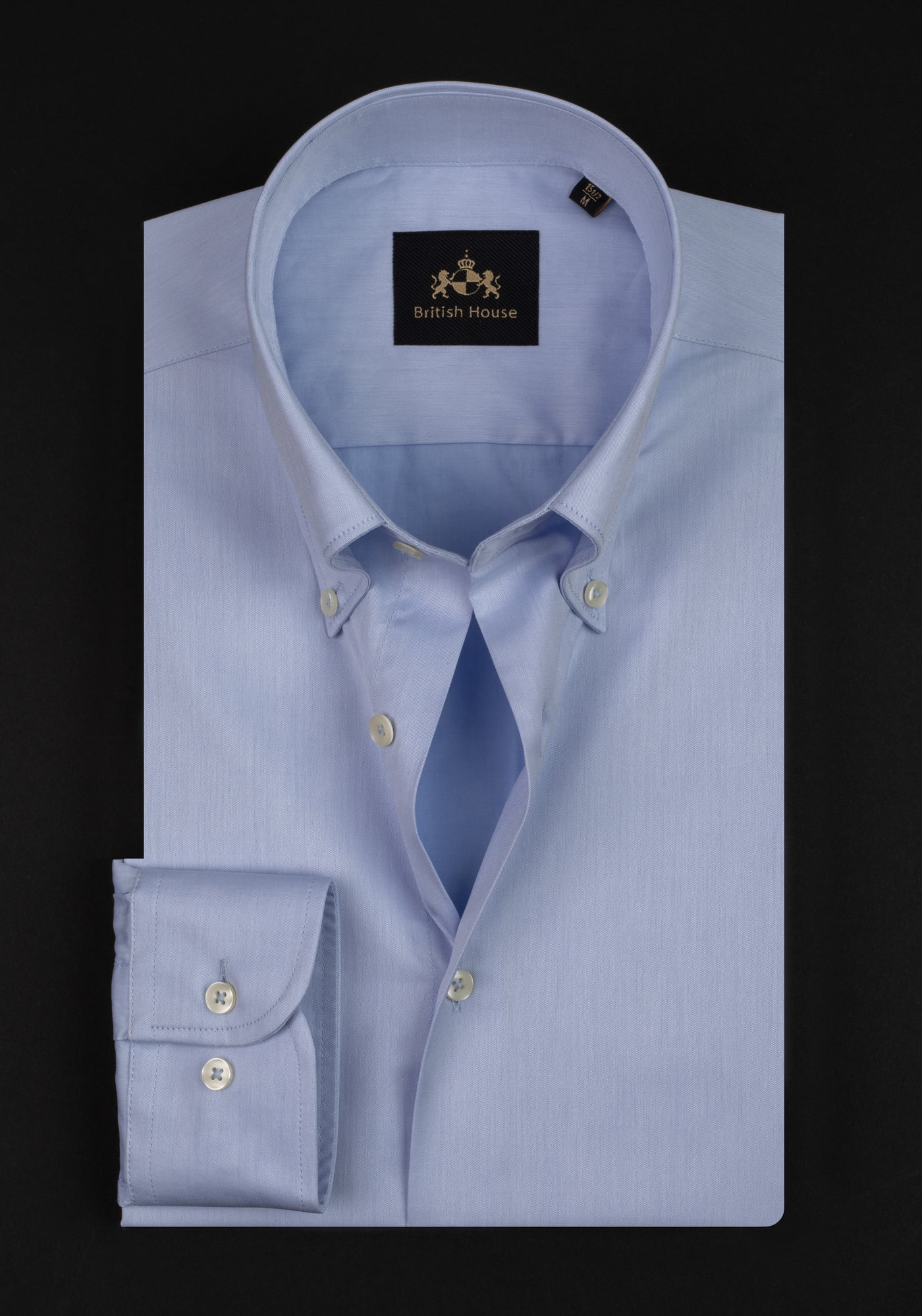 Powder Blue Fine Twill Shirt