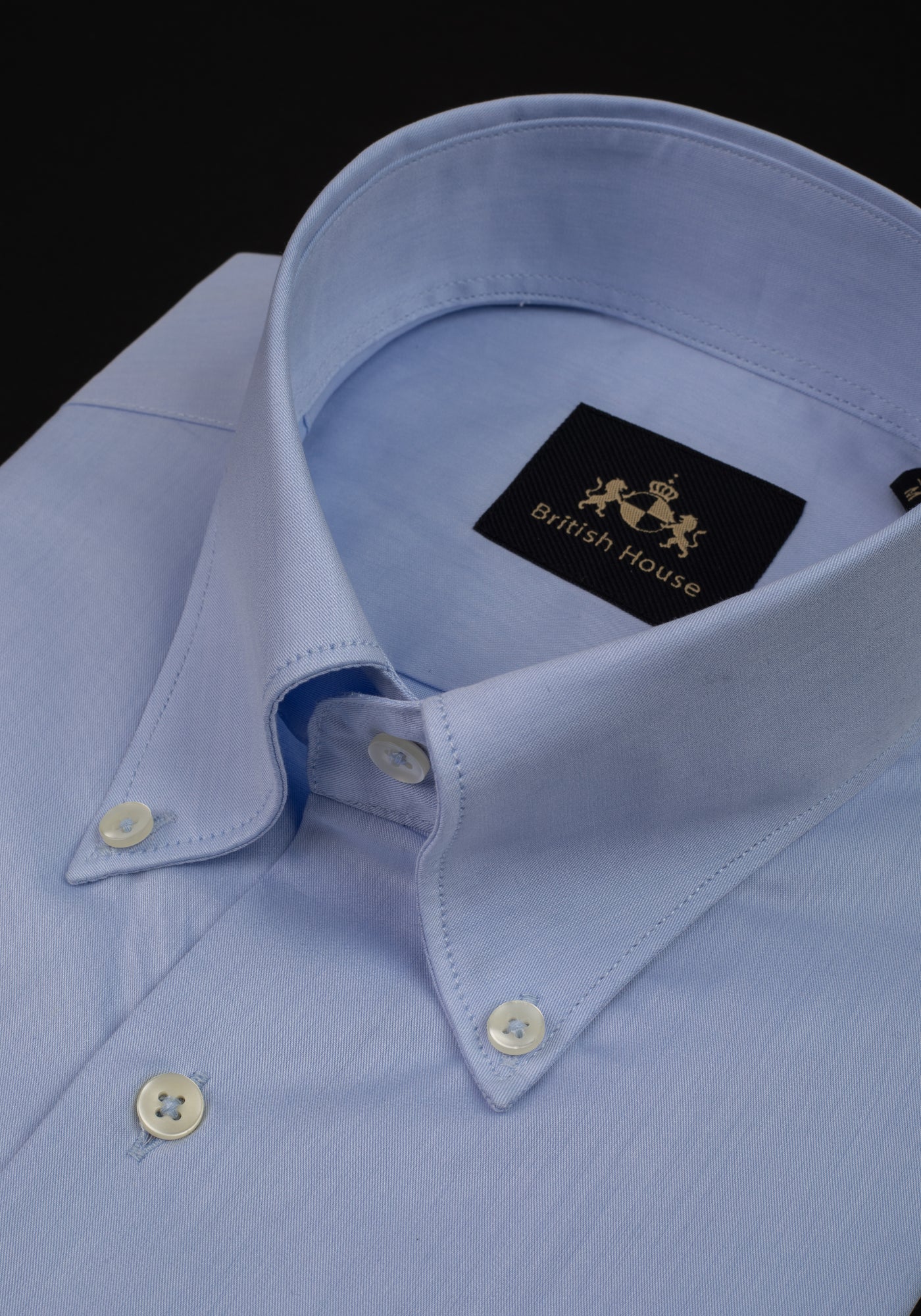 Powder Blue Fine Twill Shirt