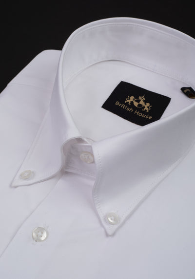 Pure White Fine Twill Shirt