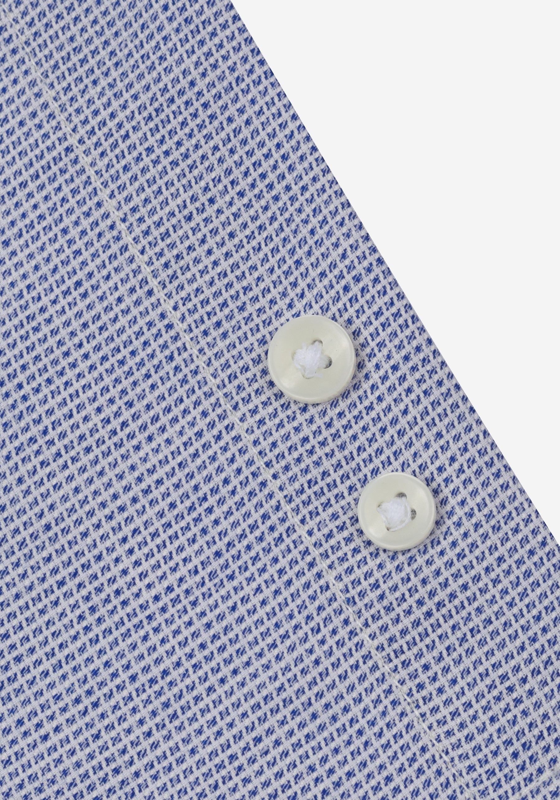 Frosted Blue Checked Dobby Shirt