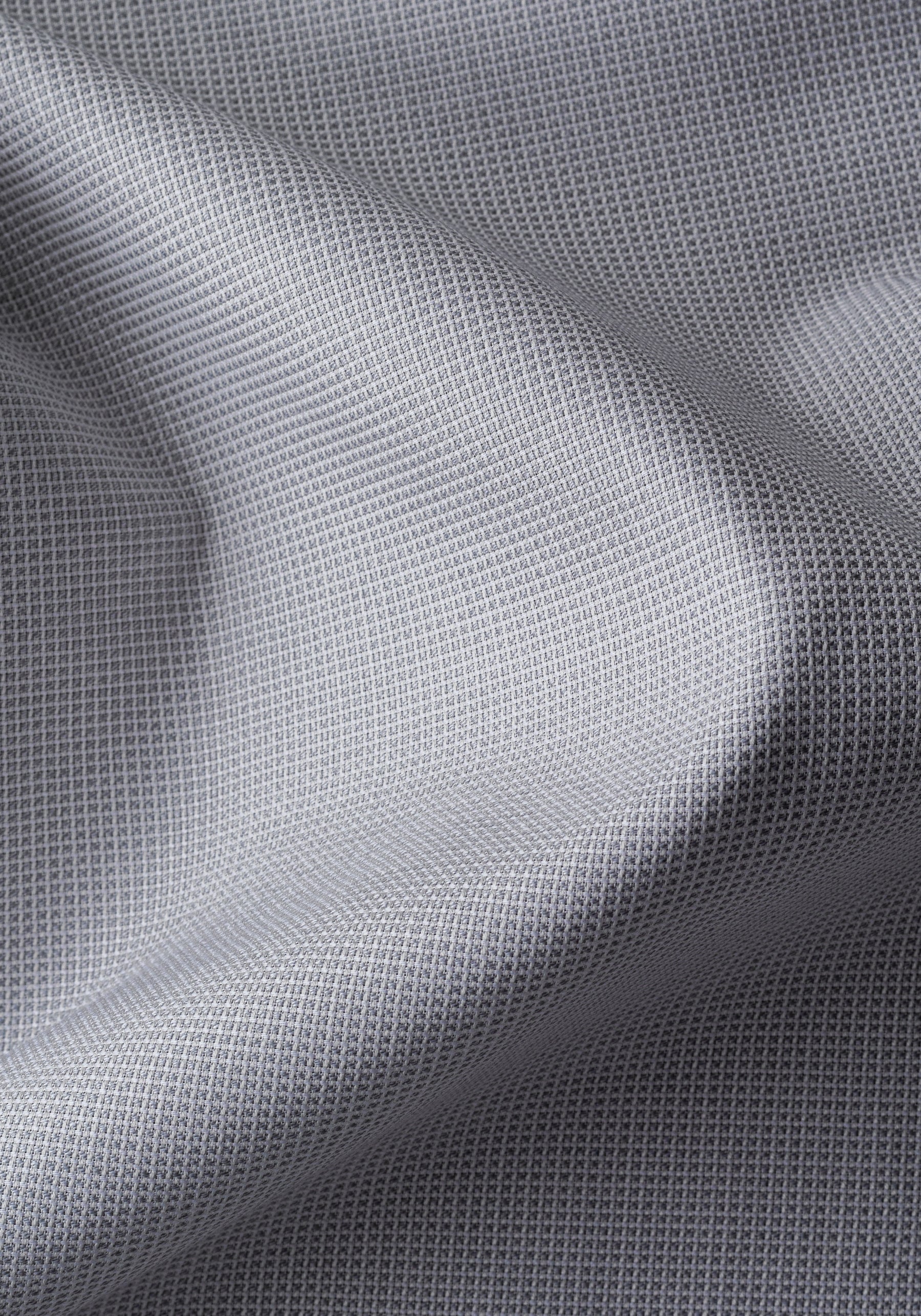 Twilight Grey Checked Dobby Shirt