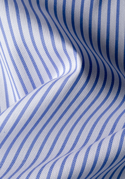 Veil Blue Stripe Oxford Shirt