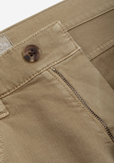 Smart Fit Savanna Beige Piqué Gabardine