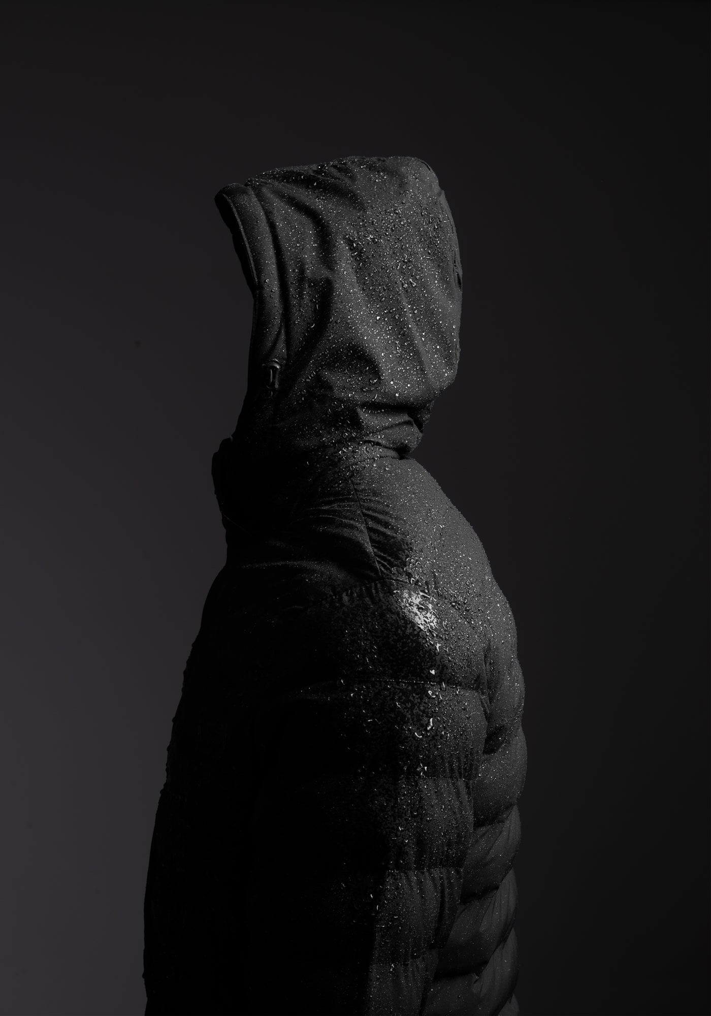 Jet Black Puffer Down Jacket