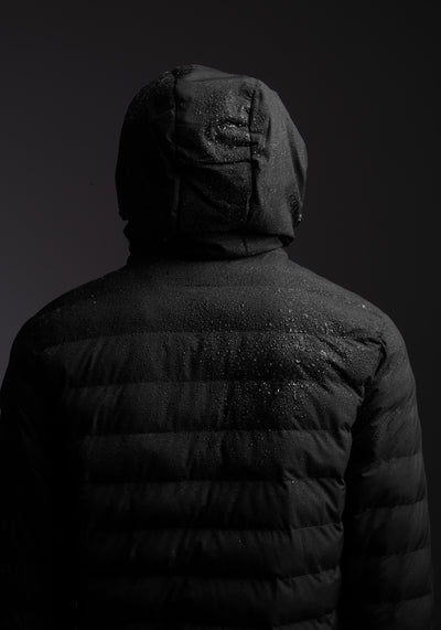 Jet Black Puffer Down Jacket