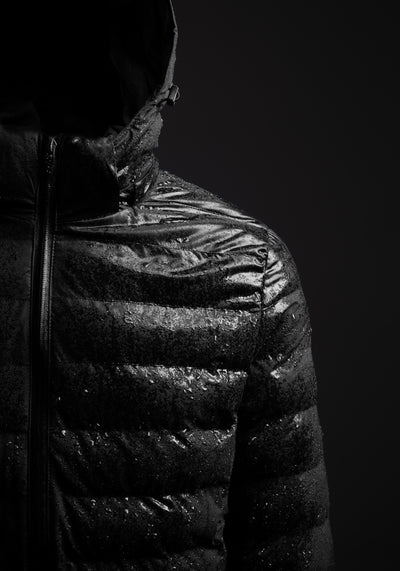 Jet Black Puffer Down Jacket