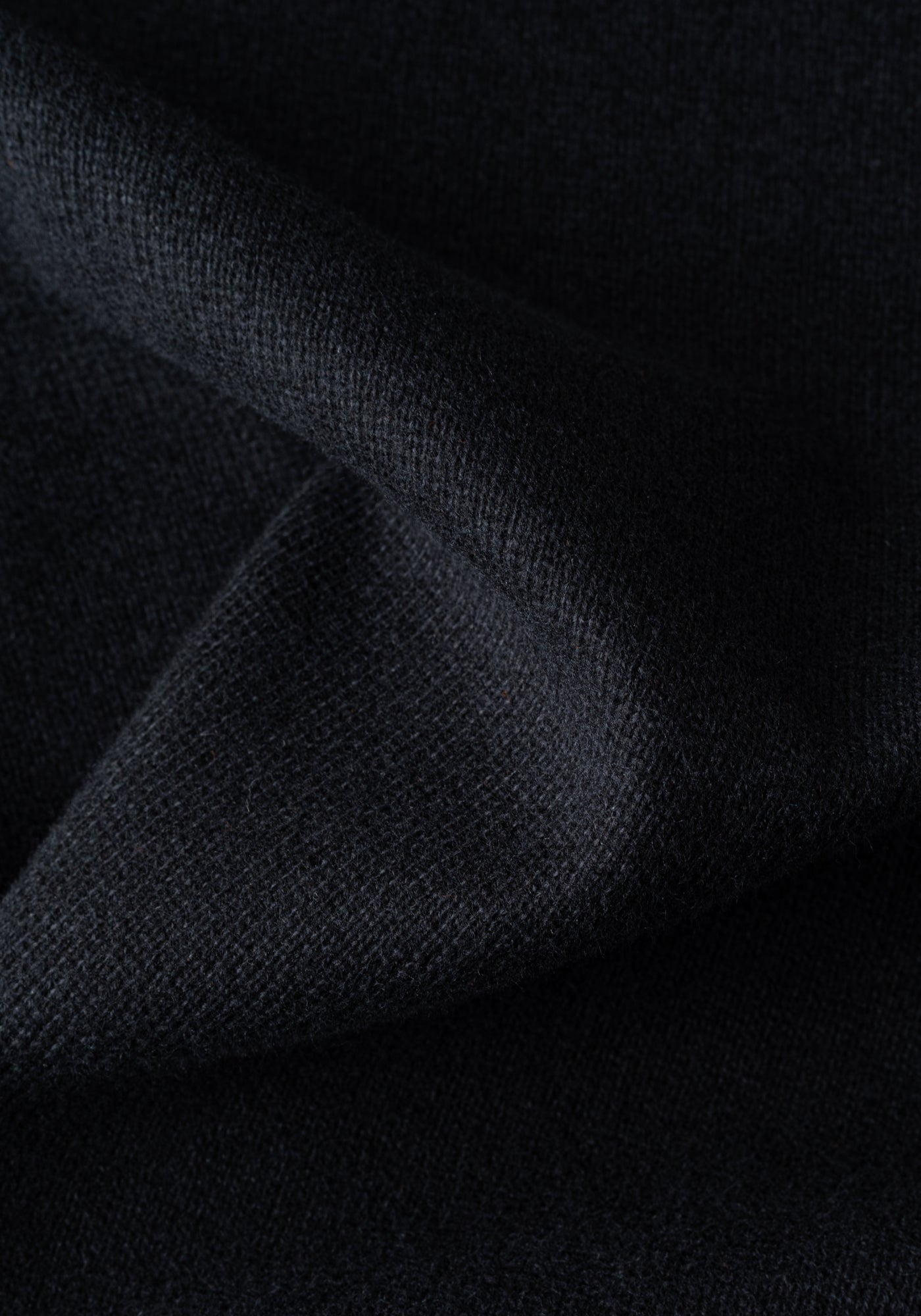 Lunar Black Cotton Sweatshirt